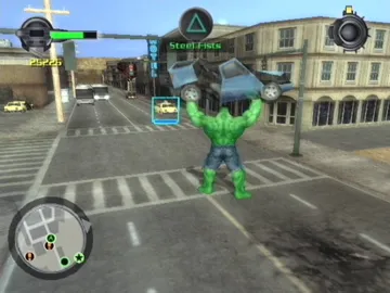 The Incredible Hulk - Ultimate Destruction screen shot game playing